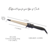 Hector Professional Conical Tong HT-318-25mm Hair Curler